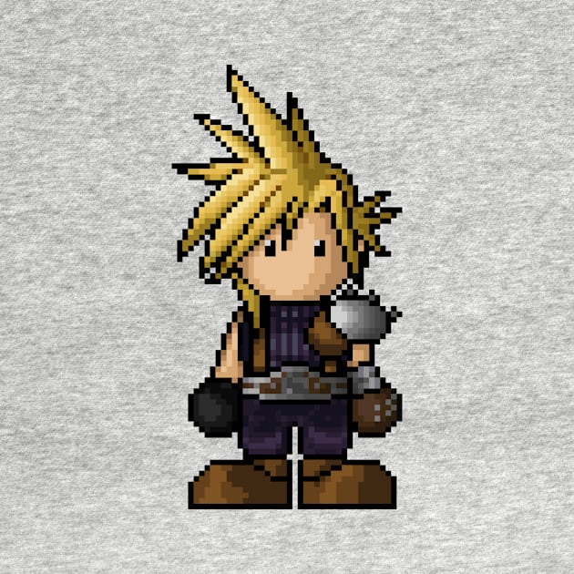 FF7 Cloud Strife by PixelKnight